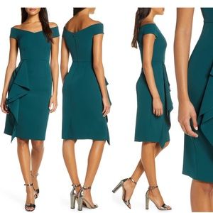 Vince Camuto Off the Shoulder Cocktail Dress